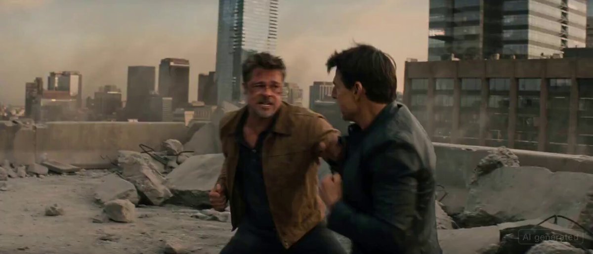Brad Pitt vs. Tom Cruise Fight Scene