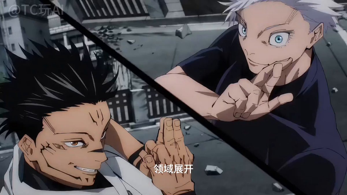 Gojo vs Sukuna Anime Battle
