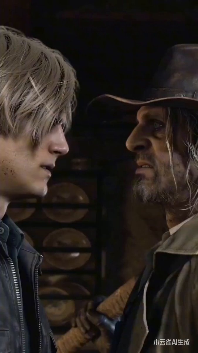 Witcher Hunts Resident Evil: Leon and Heisenberg