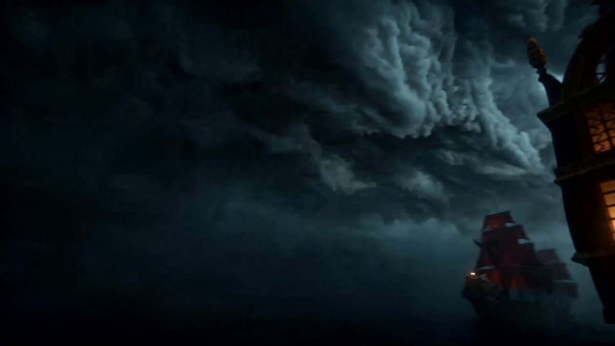 Furious Giant Dragon Emerging from Ocean