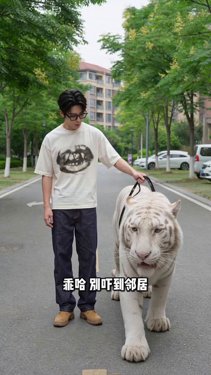 Tiger Scared by Teacup Poodle