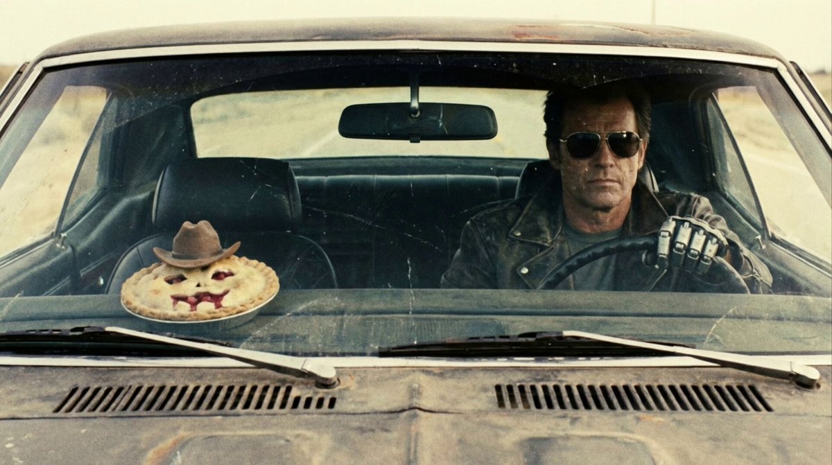 Killer Robot Driving Instructor with Talking Pie