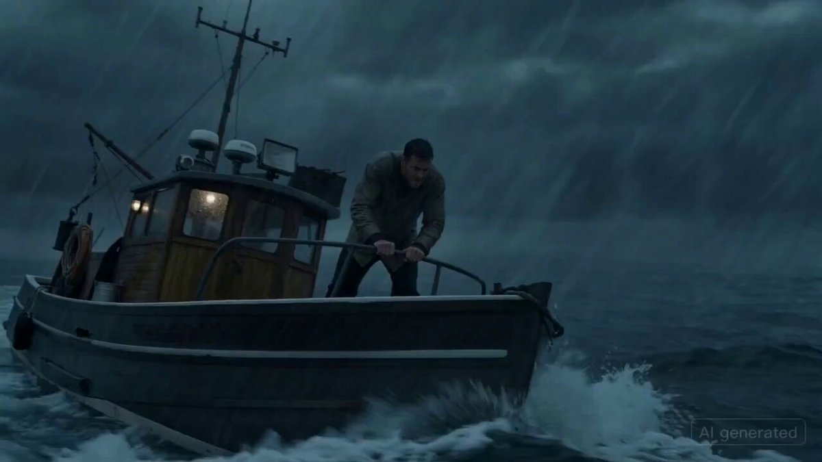 Man on Seaboat Attacked by Sea Monster