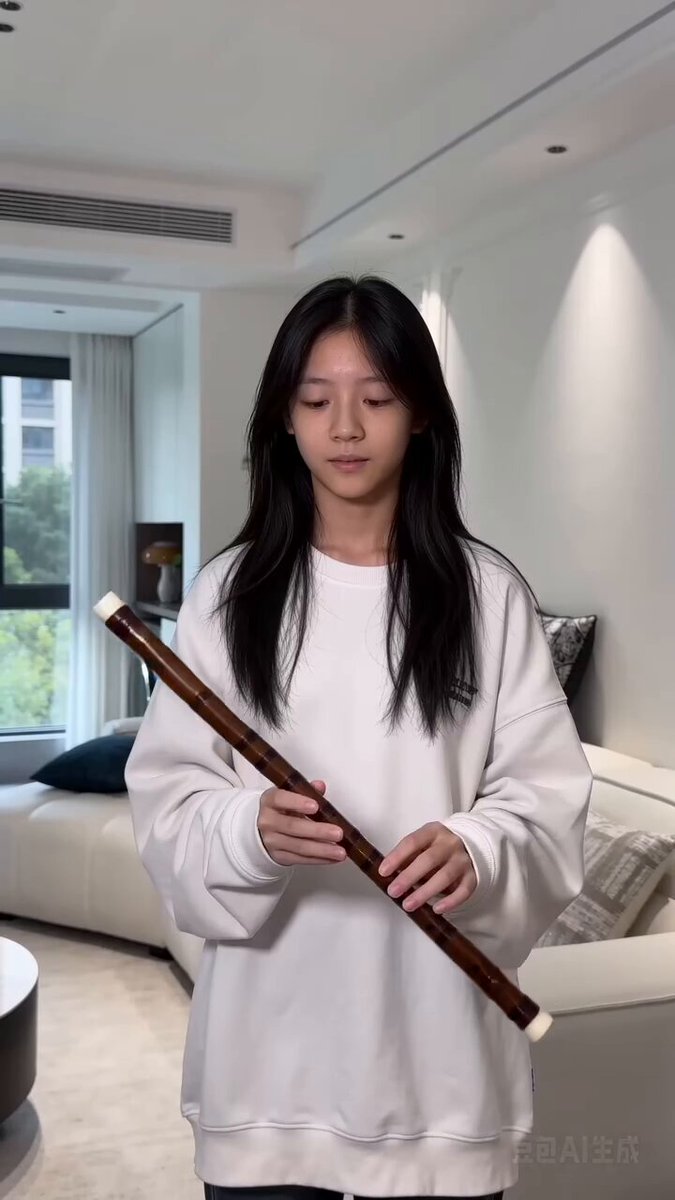 Girl's Flute Spin Transformation