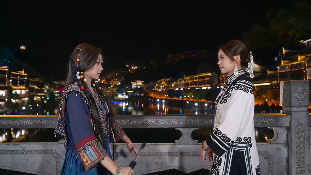 Fantasy Wuxia Rooftop Fight