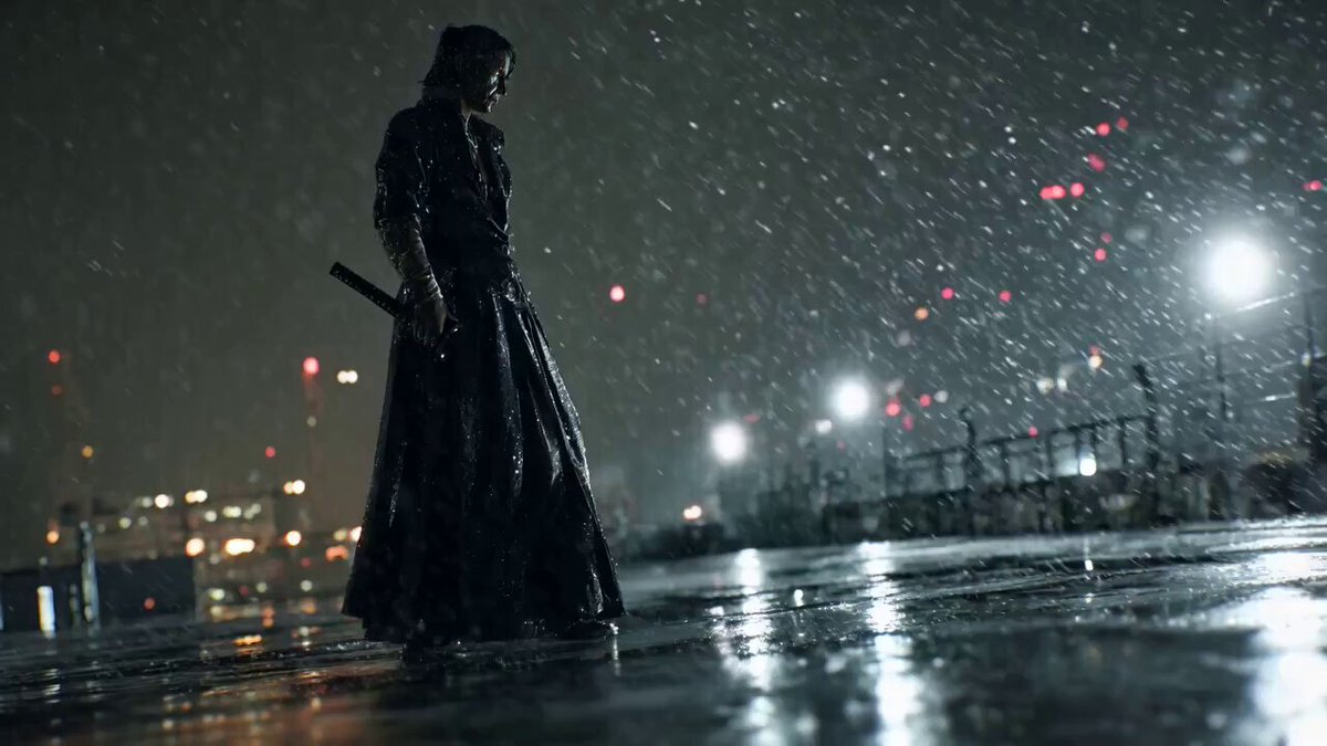 Dark Fantasy Snowy Rooftop Sequence