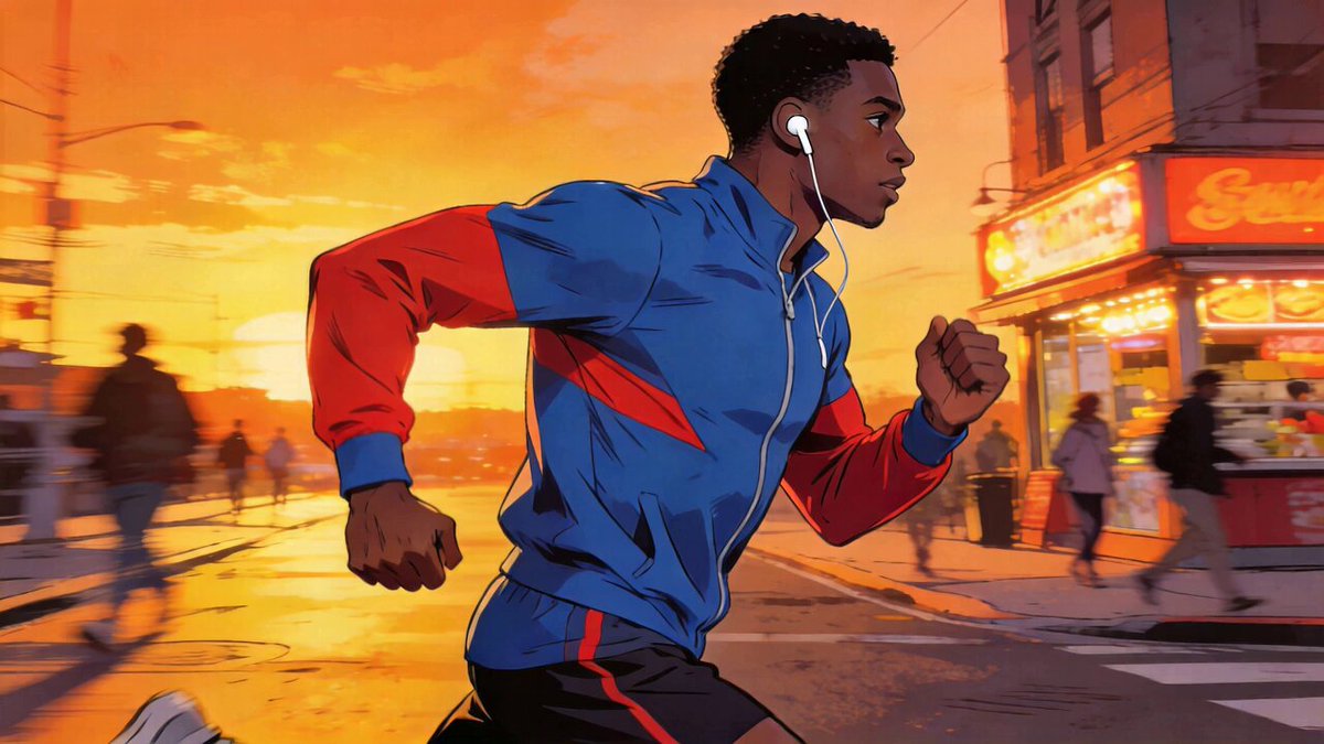 One-Take Tracking Shot: Runner to Rooftop