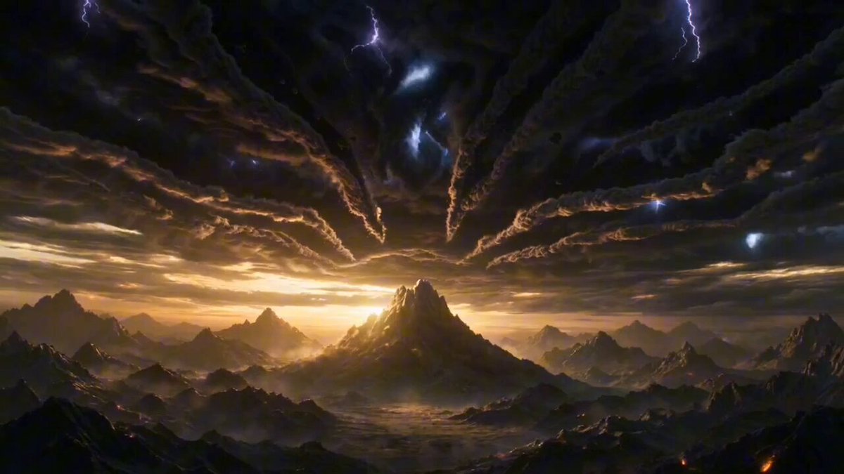Ancient Chinese Mythology: Fractured Sky Over Primeval Land