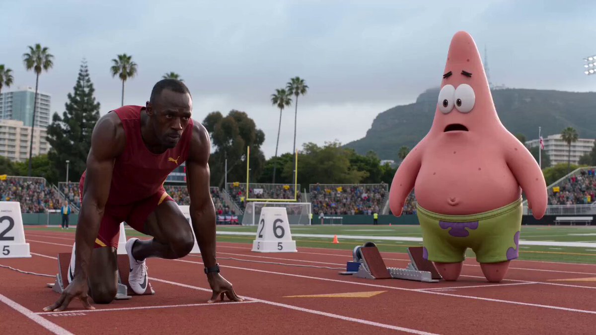 Patrick Star vs. Usain Bolt Race
