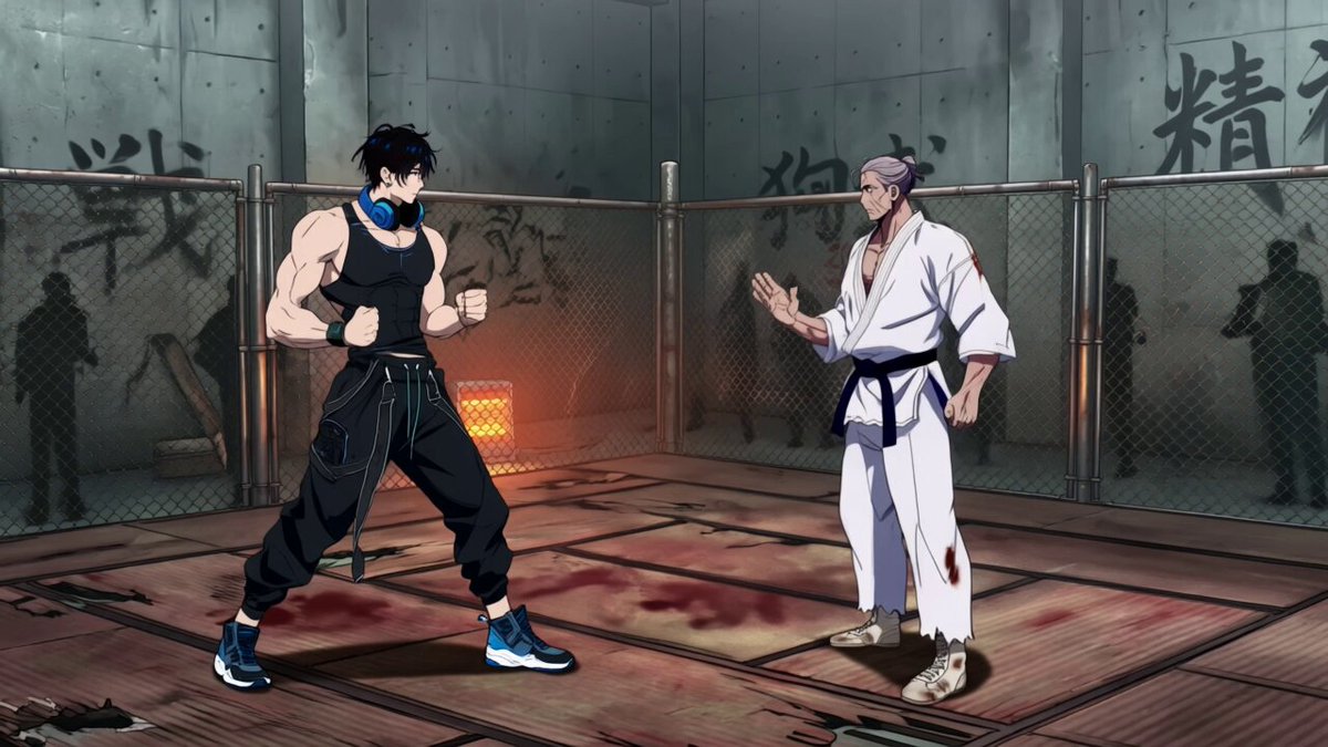 Multi-Shot Anime Fight Choreography