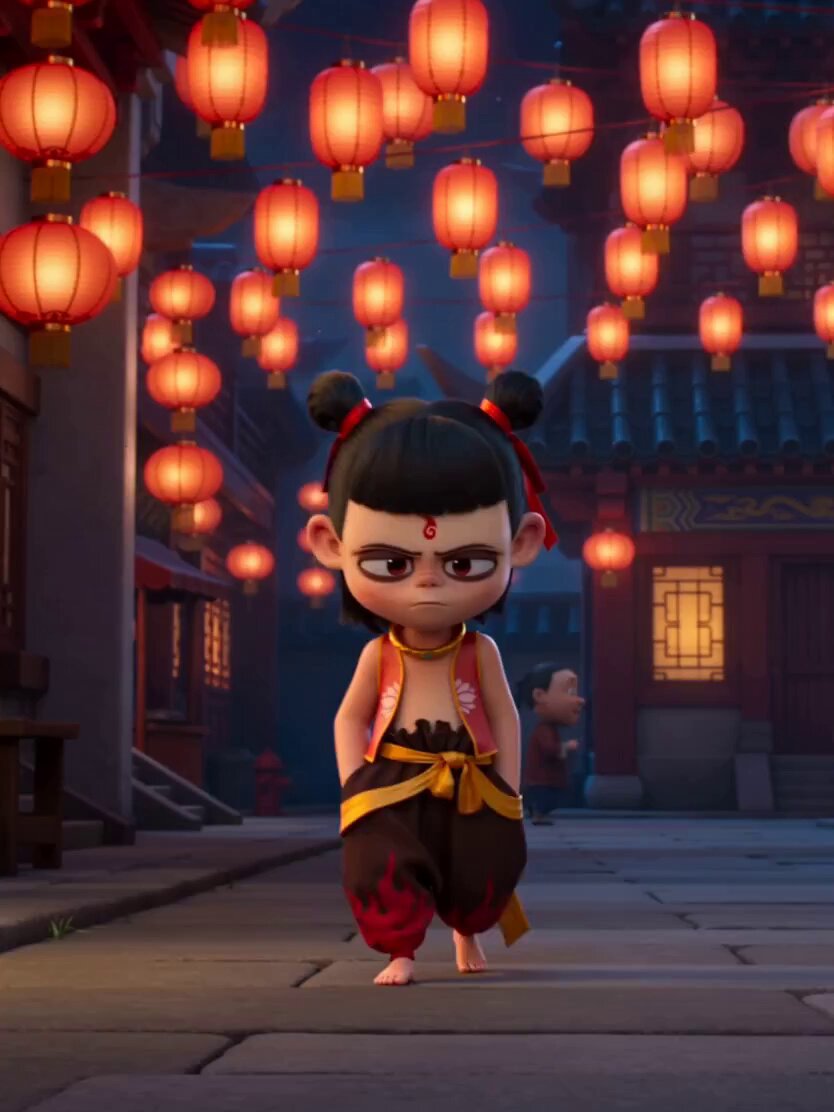 Nezha vs Minions Chinatown Chase