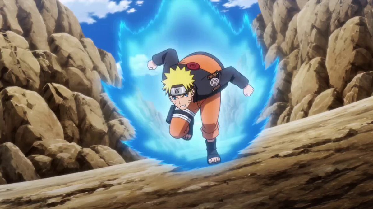 2D Animated Goku vs Naruto Fight