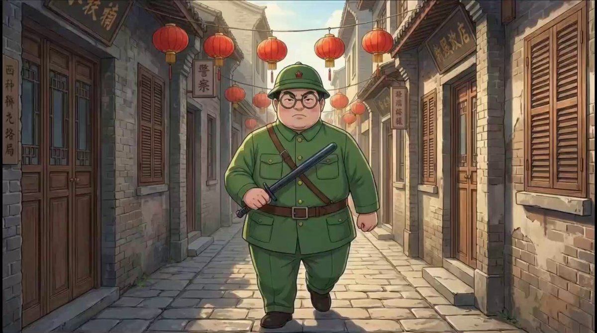 Funny Anime Chinese Officer Sequence