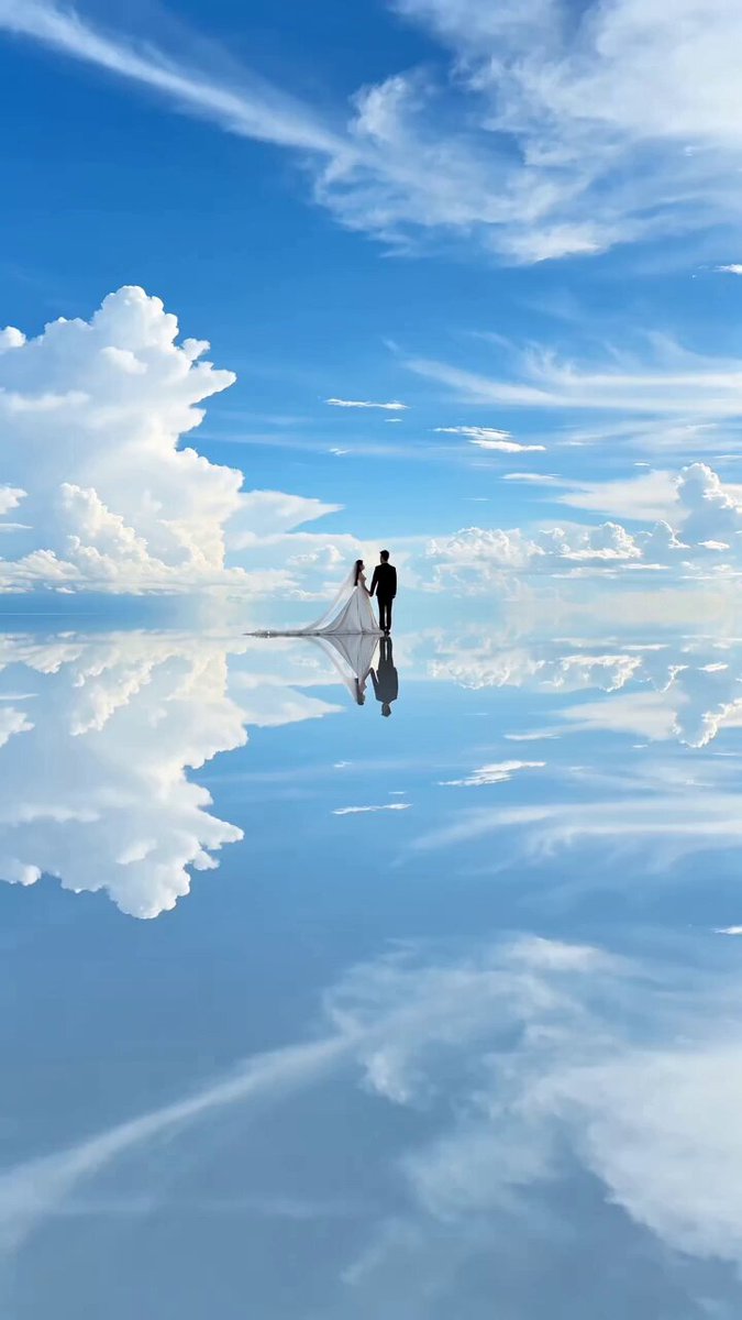 Dreamy Mirror Salt Lake Wedding