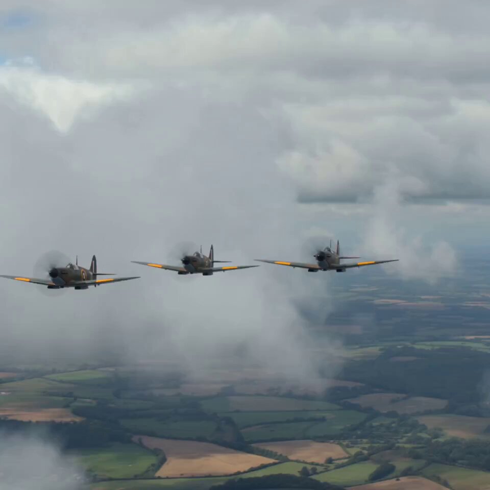 WWII Aerial Dogfight: Spitfires vs Messerschmitts
