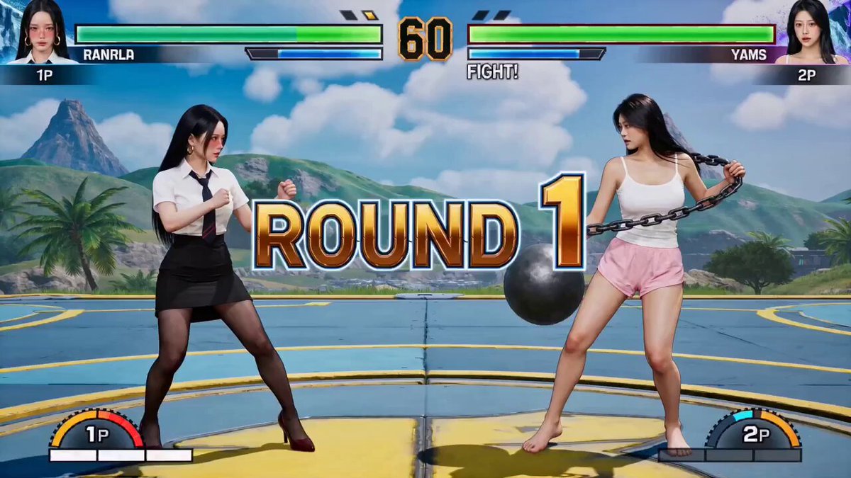 Classic Street Fighter Battle Recreation
