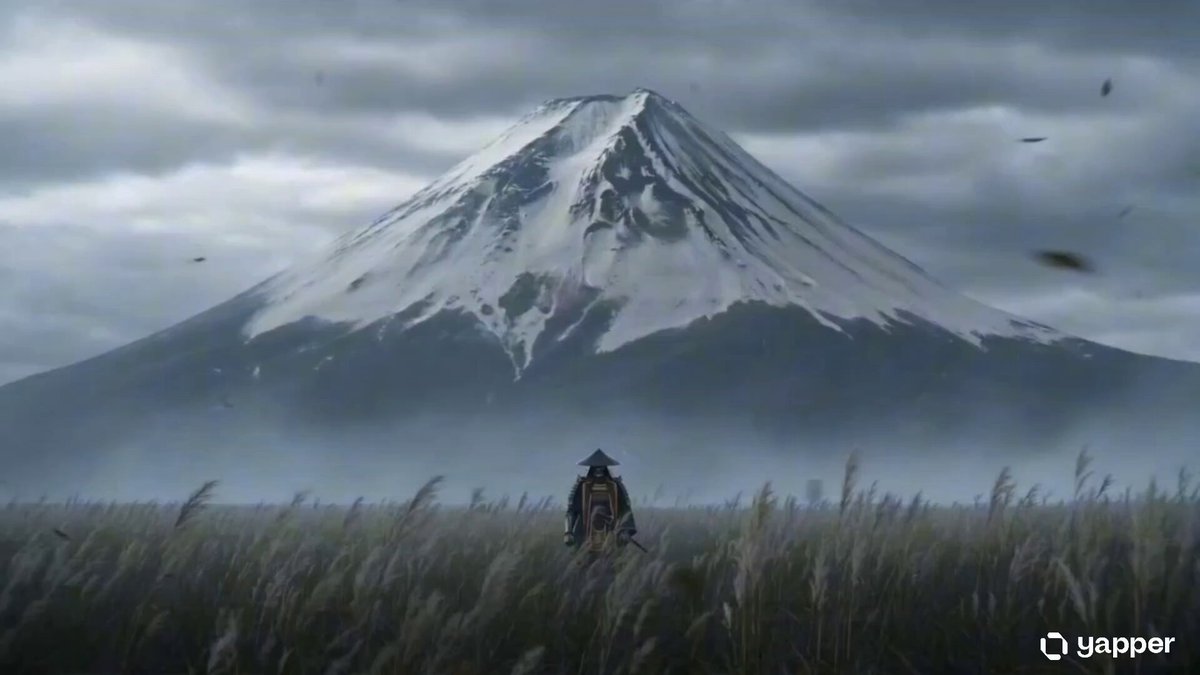 Cyber Samurai Cleaving Fuji's Silence