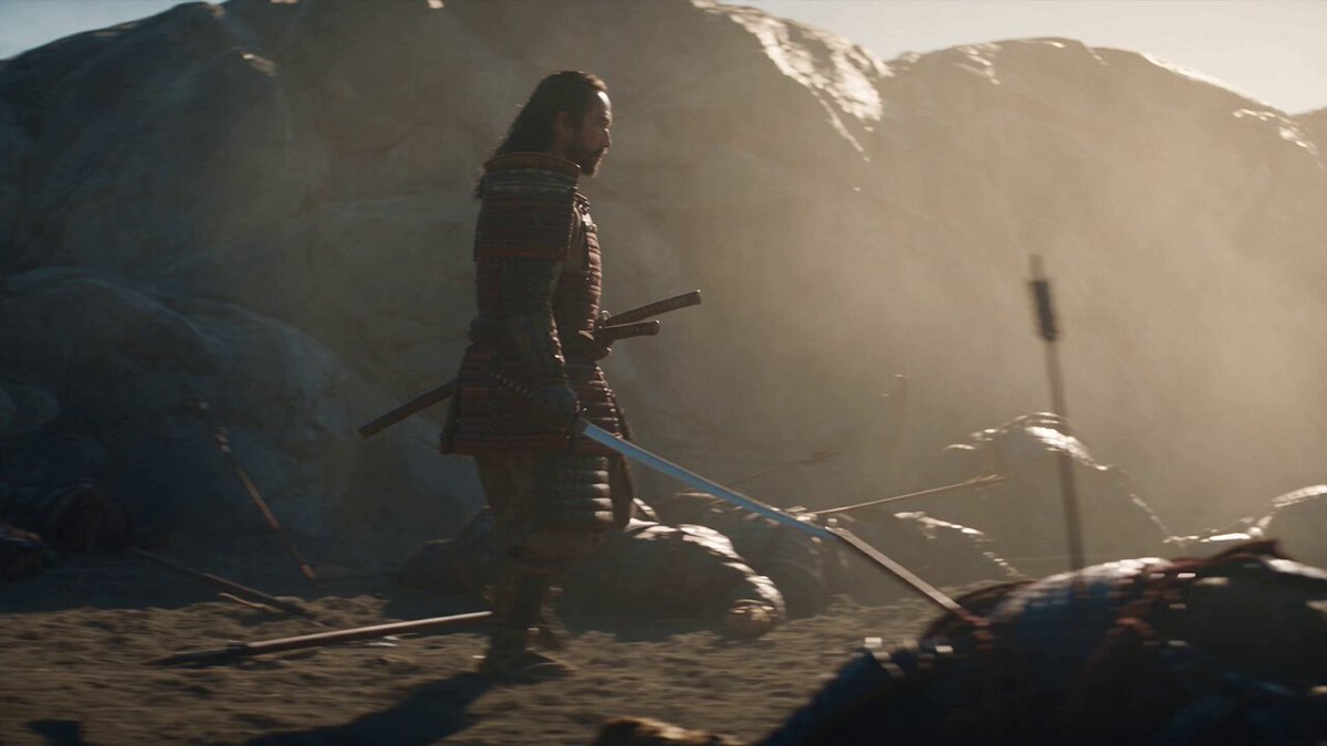 Seamless Samurai Side-Tracking Shot