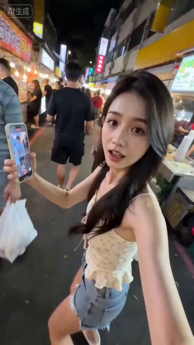 Taiwanese Girlfriend Night Market POV