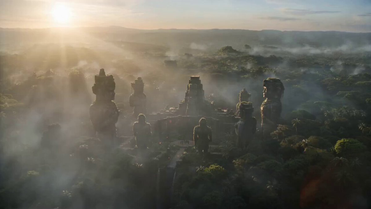 Cinematic Adventure in Ancient Jungle Ruins