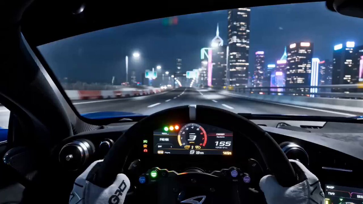 Need for Speed Style Neon Drifting Chase