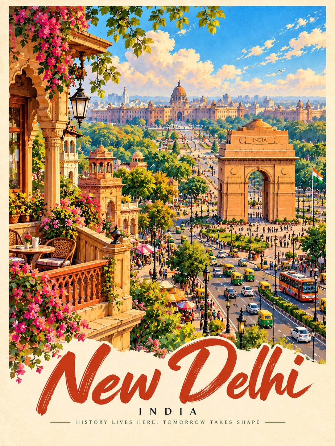 Vintage Travel Poster - view 2