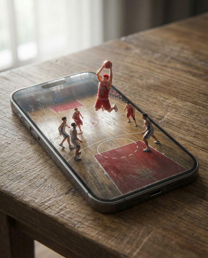 iPhone Screen Mini Olympic Swimming Pool