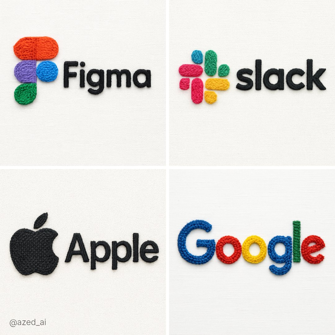 Hyperrealistic Embroidered Logo