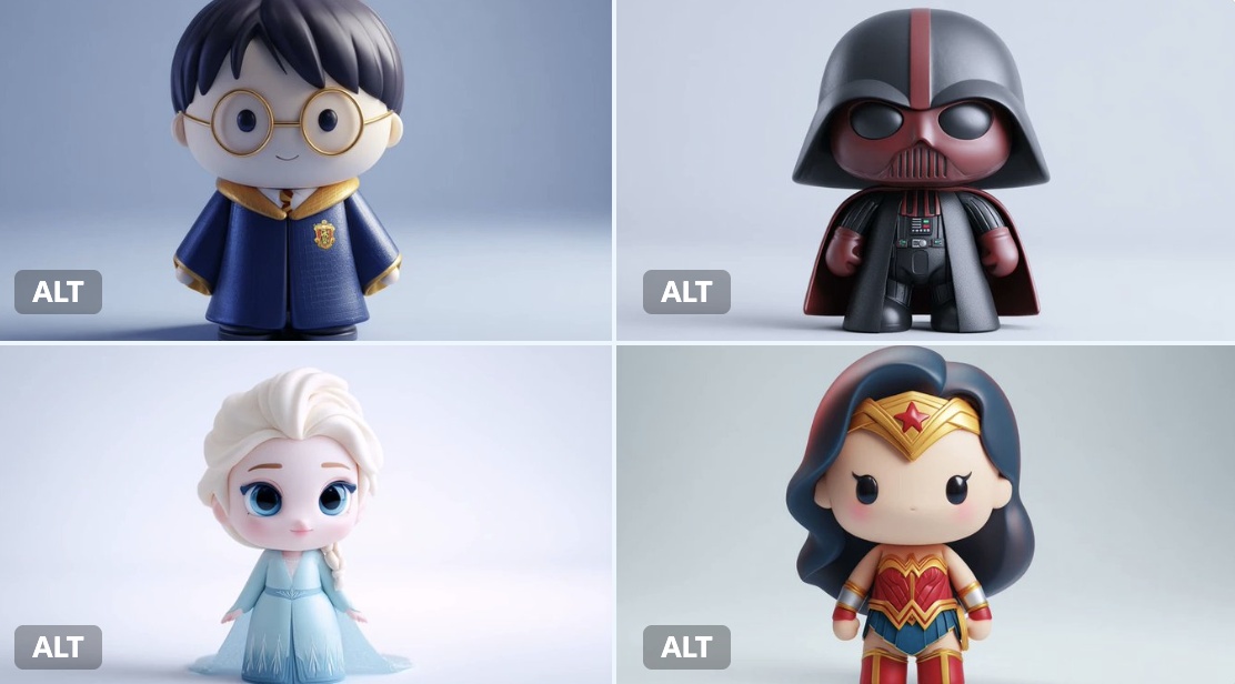 Chibi-Style 3D Vinyl Toy - view 1