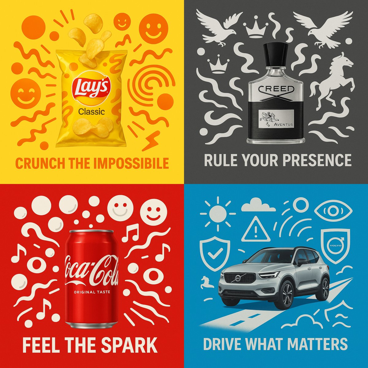 Surreal Product Advertising with Vector Illustrations
