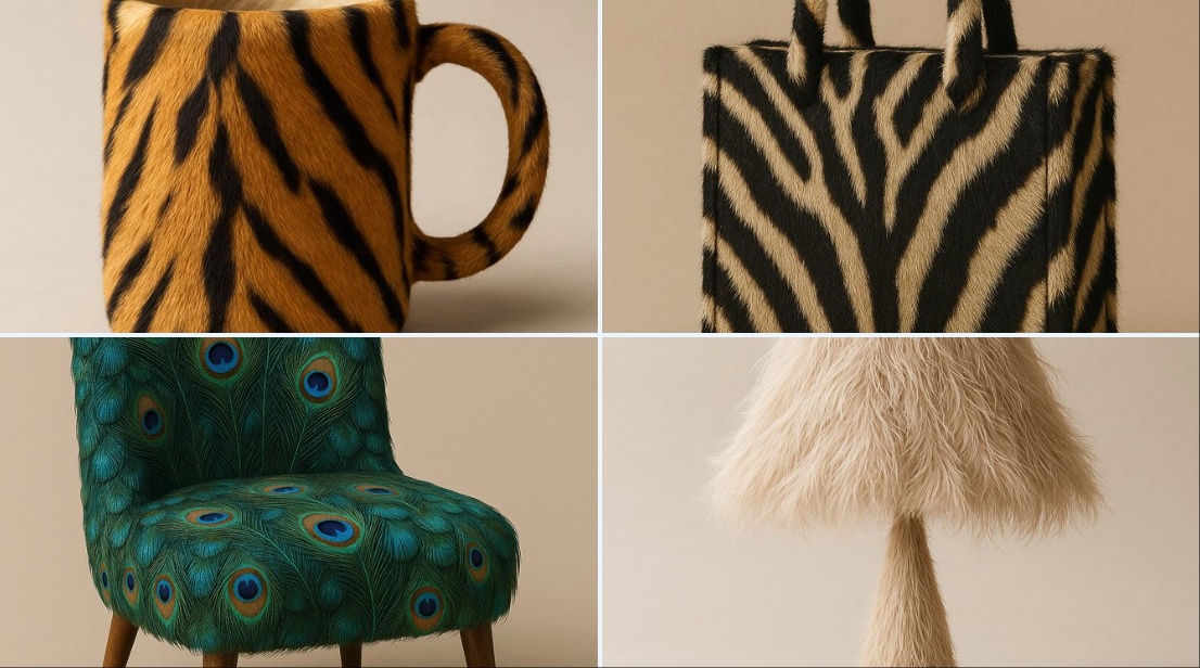 Everyday Object Covered in Realistic Animal Texture - view 1