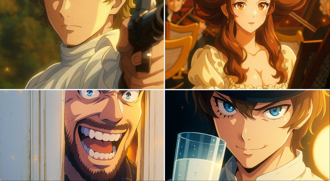 Modern Digital Anime TV Style