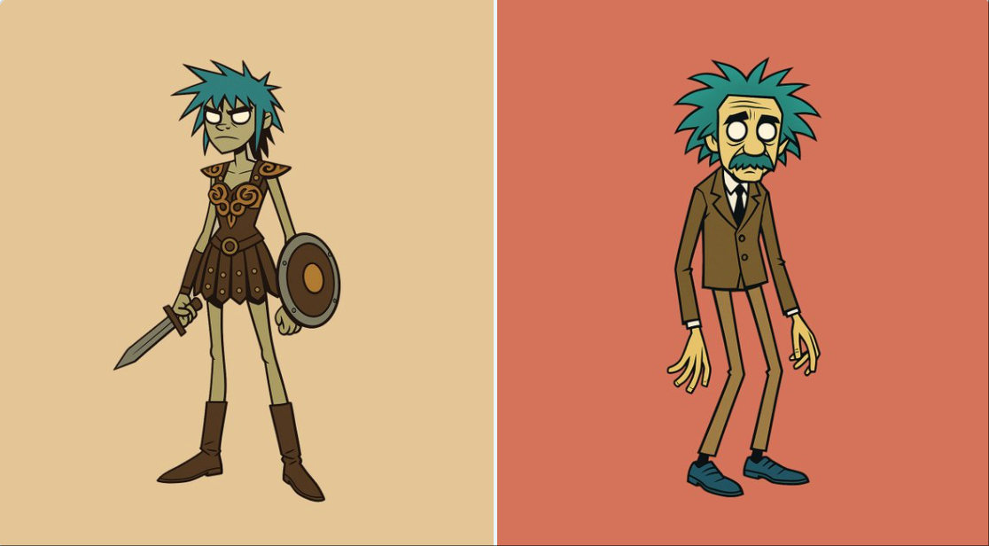 Gorillaz风格角色 - view 2