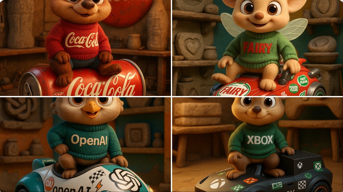 品牌3D卡通动物角色 - view 1