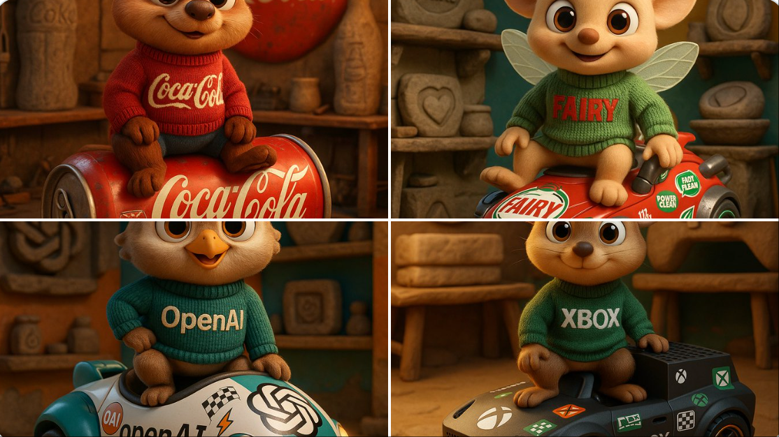 品牌3D卡通动物角色 - view 2