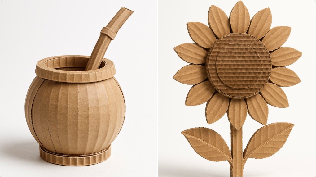 Emoji Cardboard Sculpture - view 2