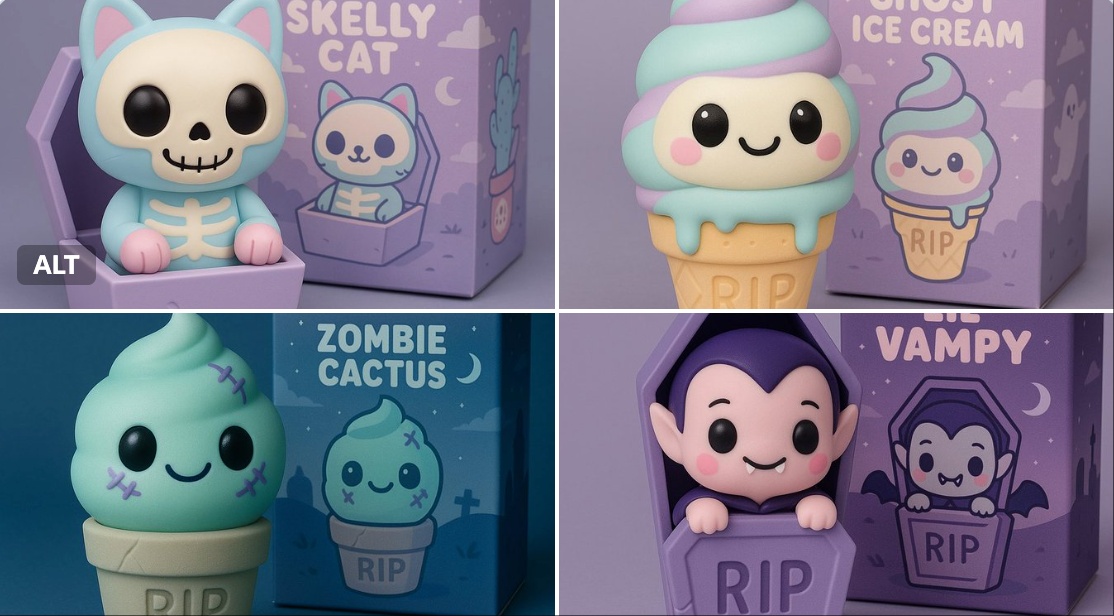 Cute Pastel Vinyl Figure - view 2