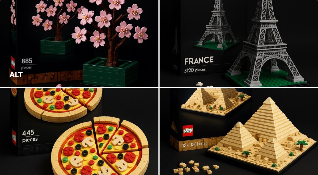 Realistic LEGO National Treasure Set - view 1