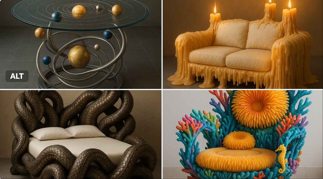 Ergonomic Furniture as Sculptural Art - view 1