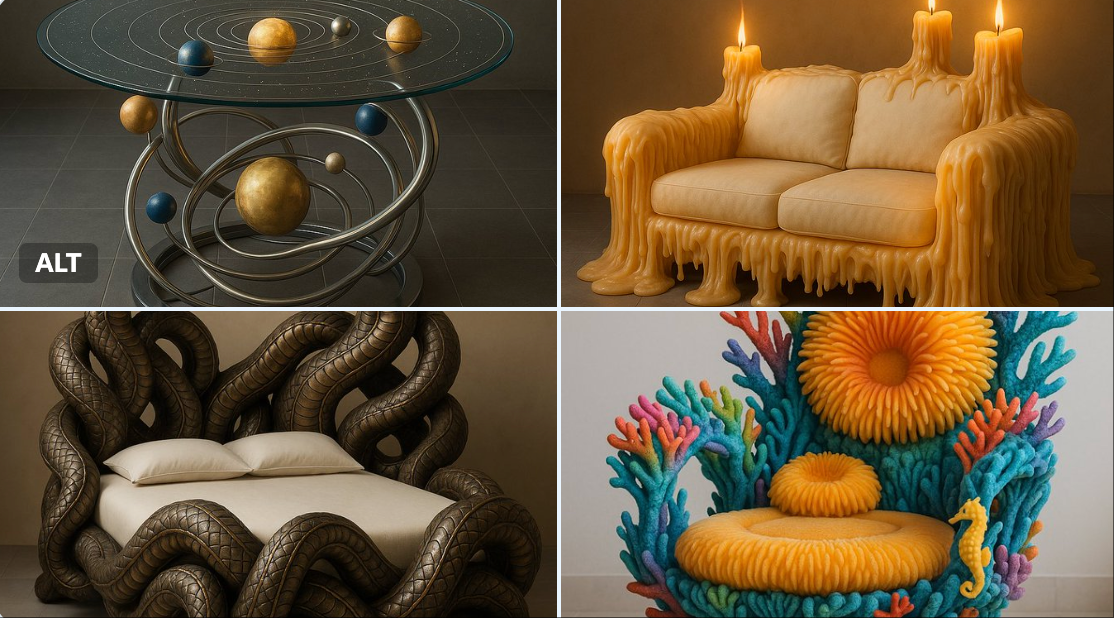 Ergonomic Furniture as Sculptural Art