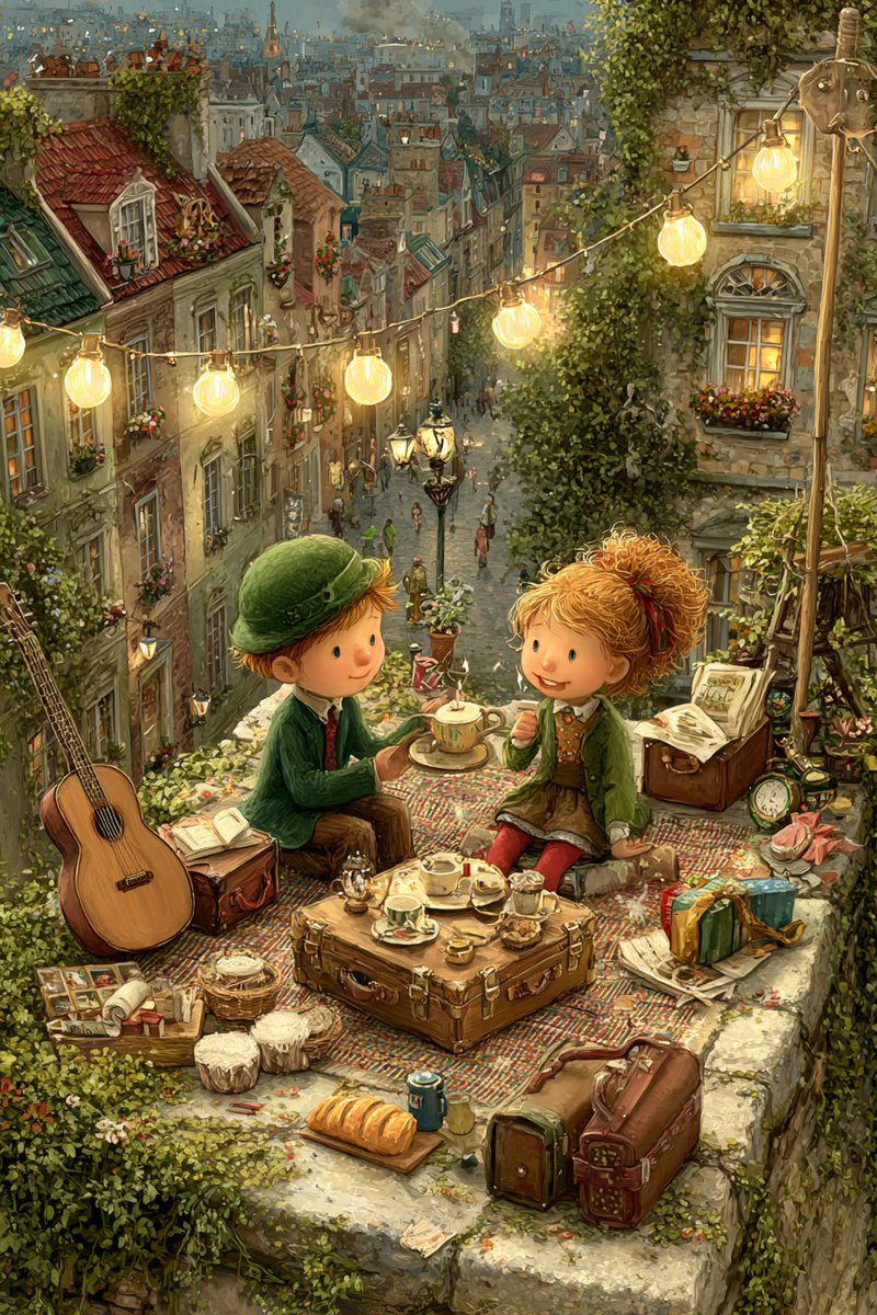 Moonlight Rooftop Tea Party - view 2