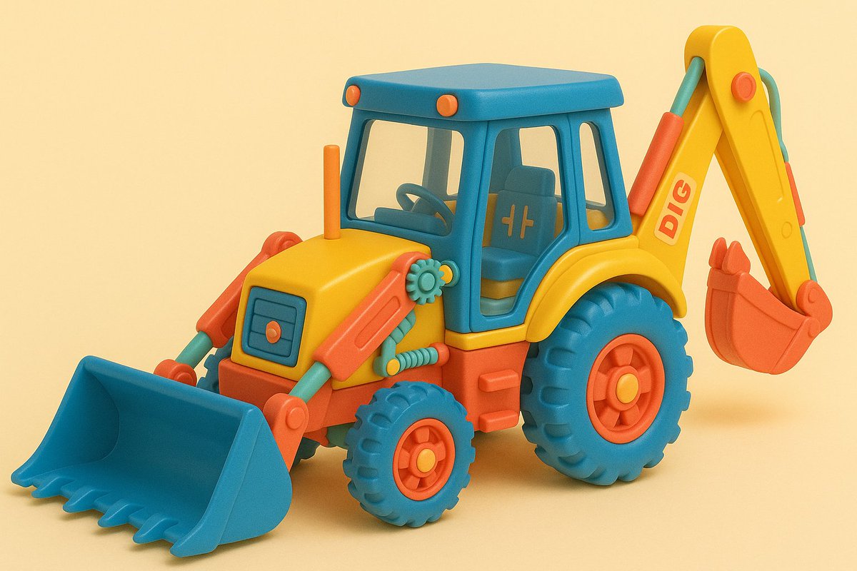 自定义纹理的复古玩具 - view 3