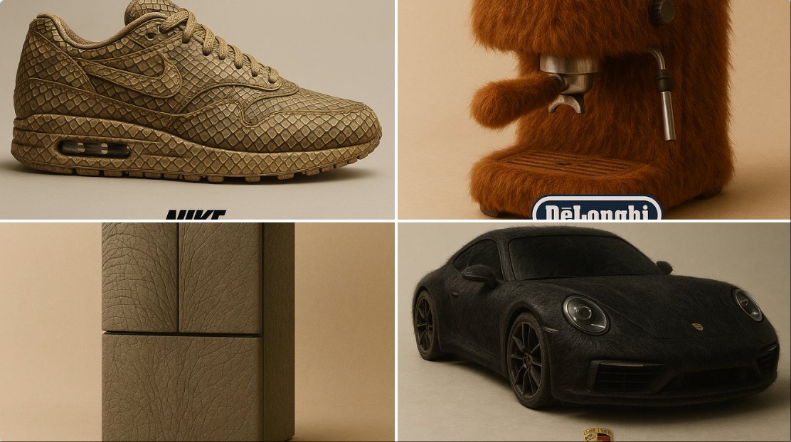 Animal-Inspired Brand Product Photography