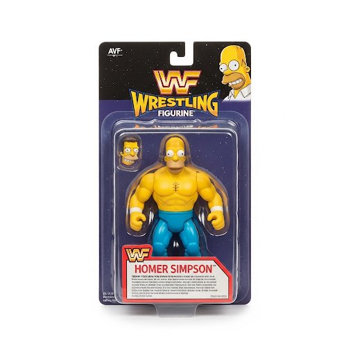 1990s WWF Wrestling Figurine Package - view 2