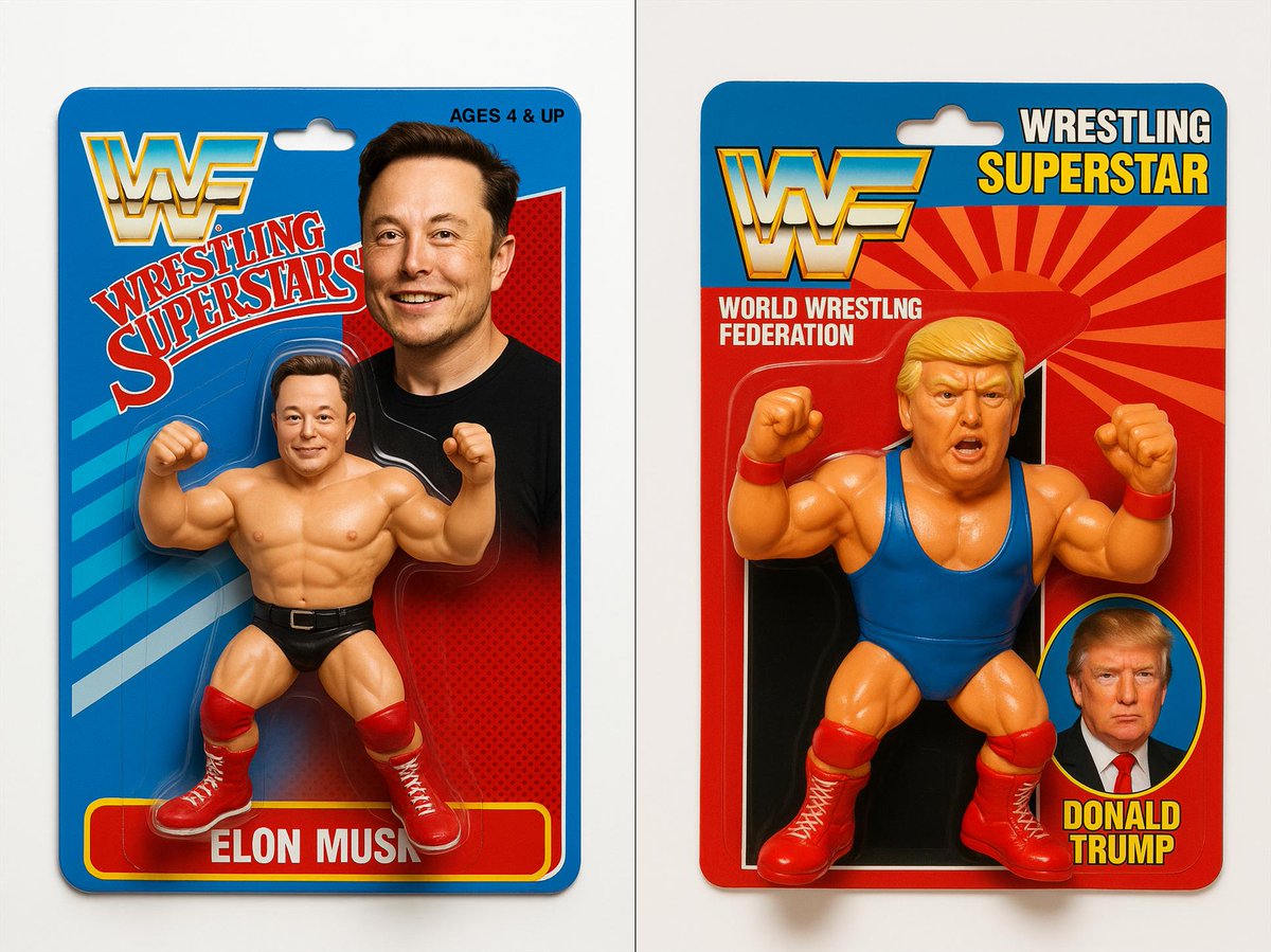 1990s WWF Wrestling Figurine Package
