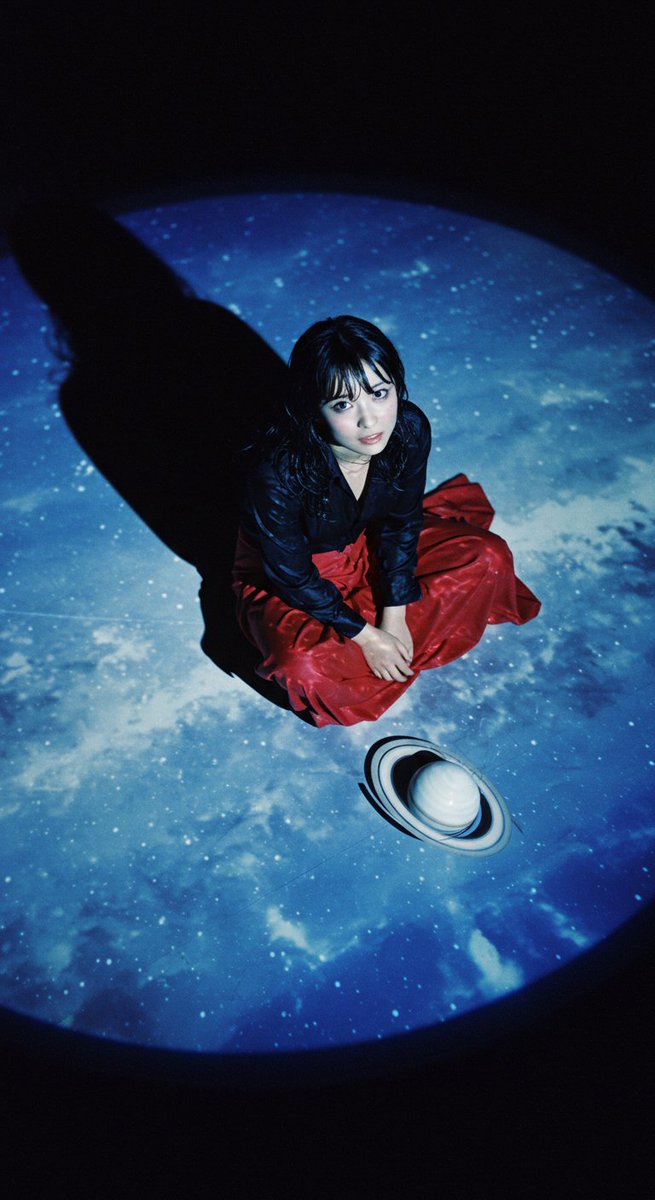 Japanese Actress in Movie Scene with Saturn Model - view 3
