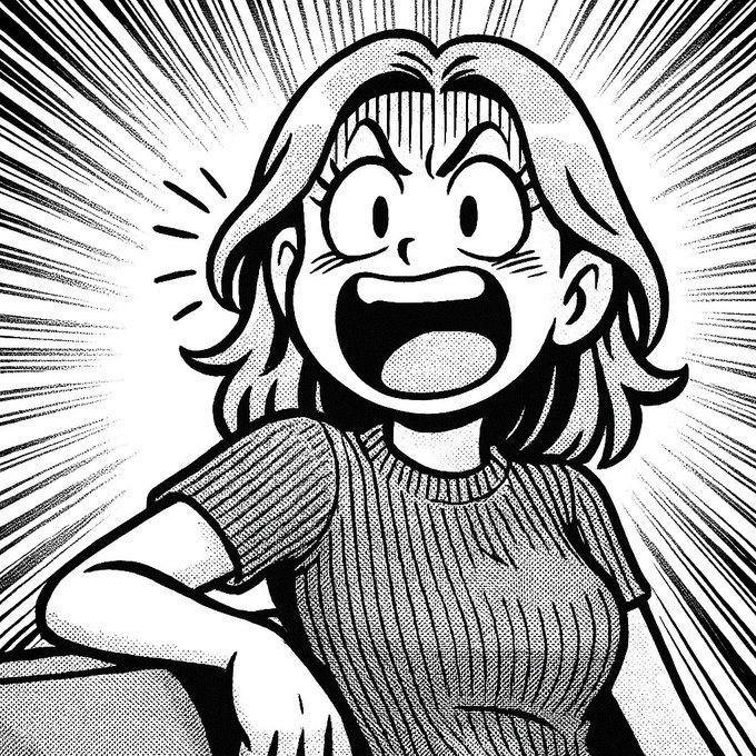 Japanese Gag Manga Style Illustration - view 2