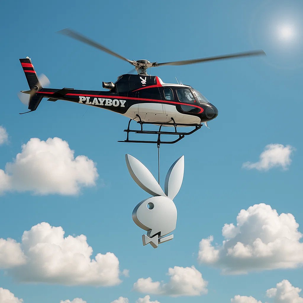 Helicopter Brand Ad with Product Banner - view 2