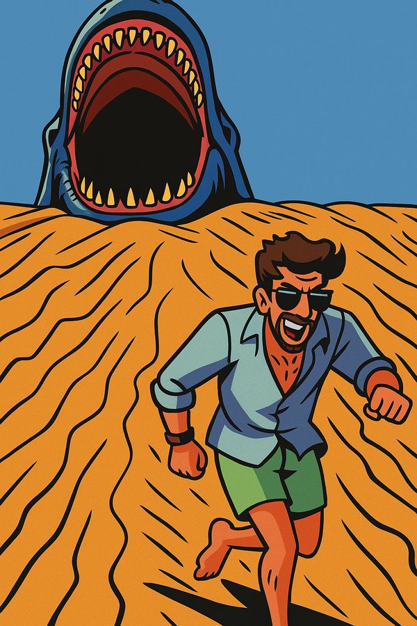 90s American Cartoon Cel-Style Illustration