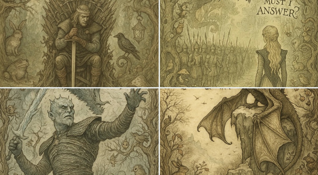 20世纪20年代亚瑟·拉克姆风格的童话插画 - view 1